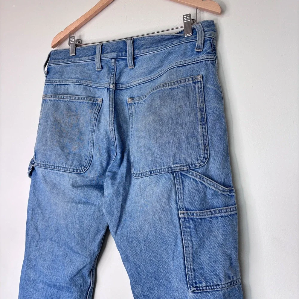 Madewell Relaxed Straight‎ Carpenter Pocket Utility Baggy Fit Jeans Size 33 30